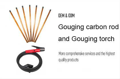 Gouging carbon rod and Gouging torch