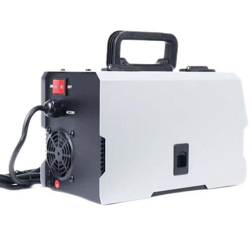  What is the relationship between the input power and output current of a small household welding machine?