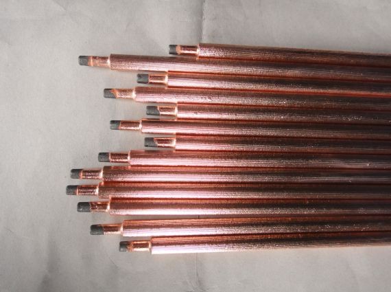 DC pointed graphite electrode carbon arc rods