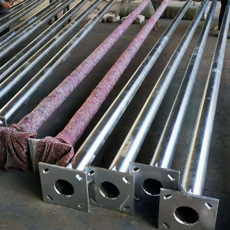 Factory Price Galvanized Steel Led Street Light Pole 
