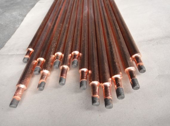air arc rods DC pointed copper rods