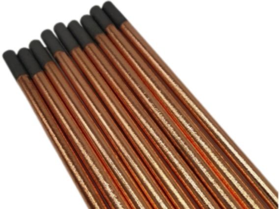 copper coated carbon graphite electrode welding gouging