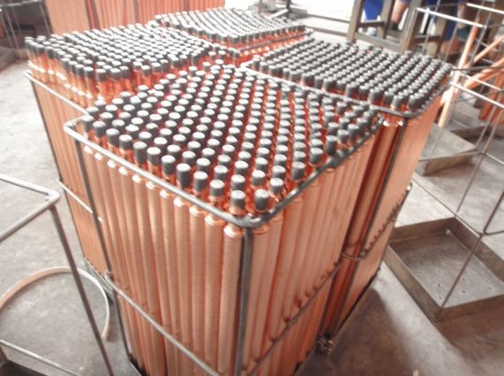copper coated carbon graphite electrode welding gouging